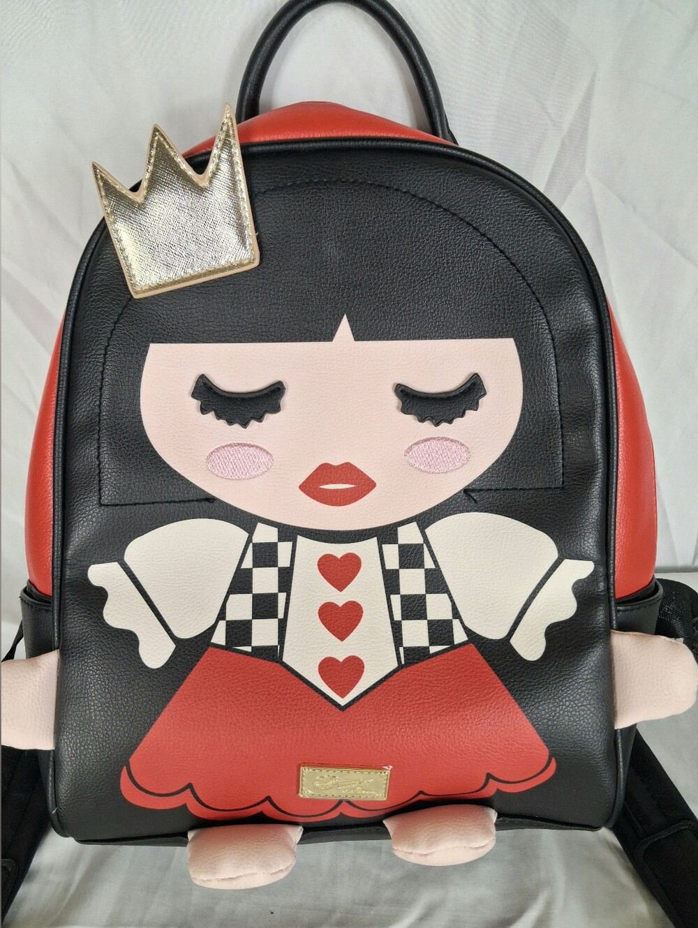 Luv Betsey by Betsey Johnson Queen of Hearts Princess Character Mini Backpack